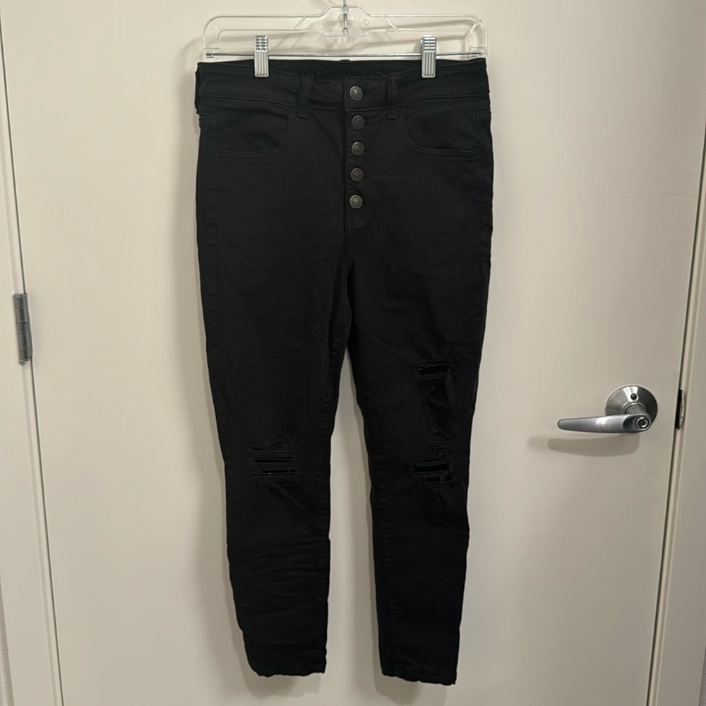 3 for 20! American Eagle super high-rise distressed Jegging - 6 X-Short